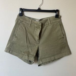 J.Crew Olive Chino Shorts